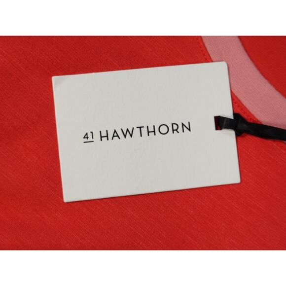 41 Hawthorn Womens Red Round Neck Sleeveless Dress Size L - Picture 9 of 13